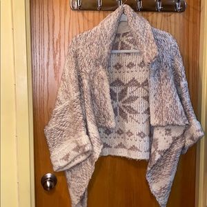 Anthropologie Asymmetric Cardigan
